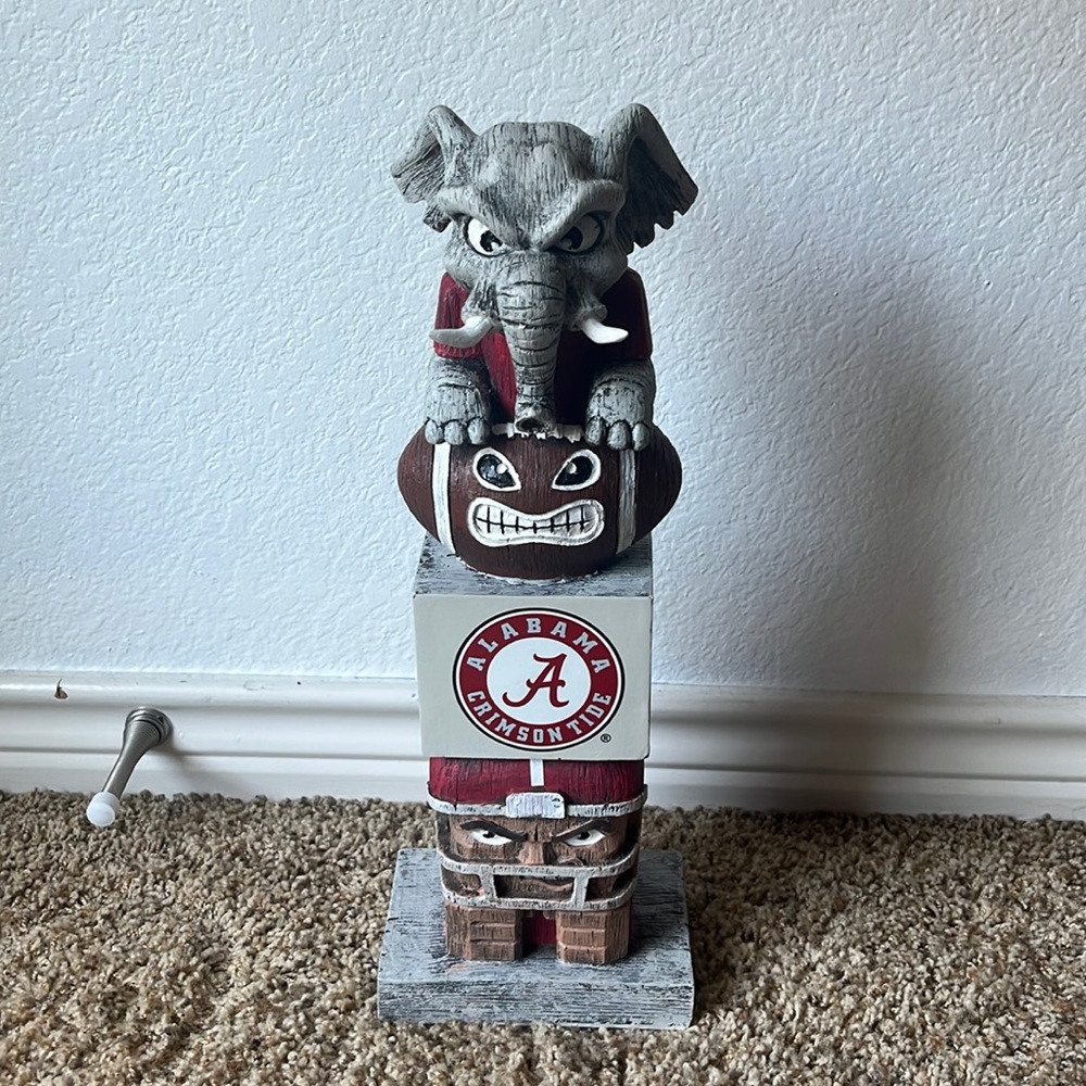 Alabama Crimson Tide 12" Team Tiki Totem